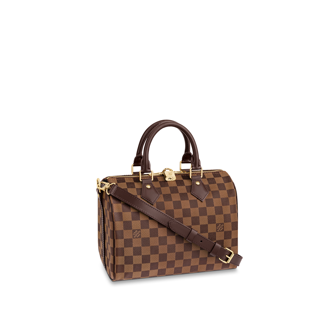 Louis Vuitton SPEEDY BANDOULIERE 25 Damier Ebene Handbag N41368 